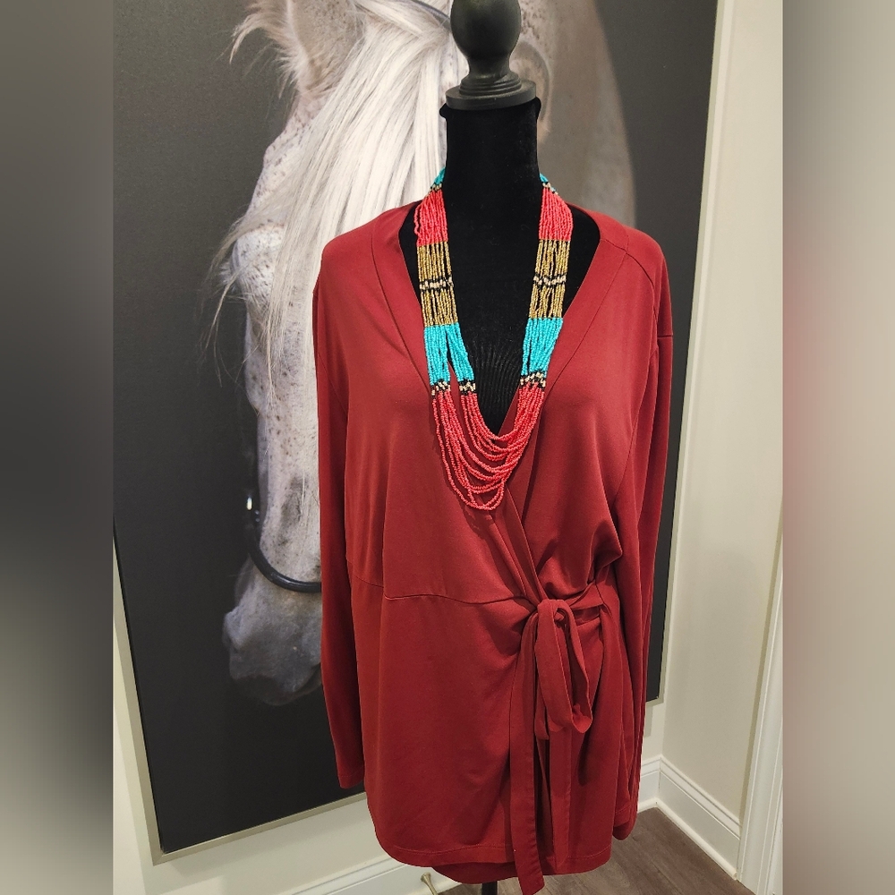 Lane Bryant Wrap Blouse